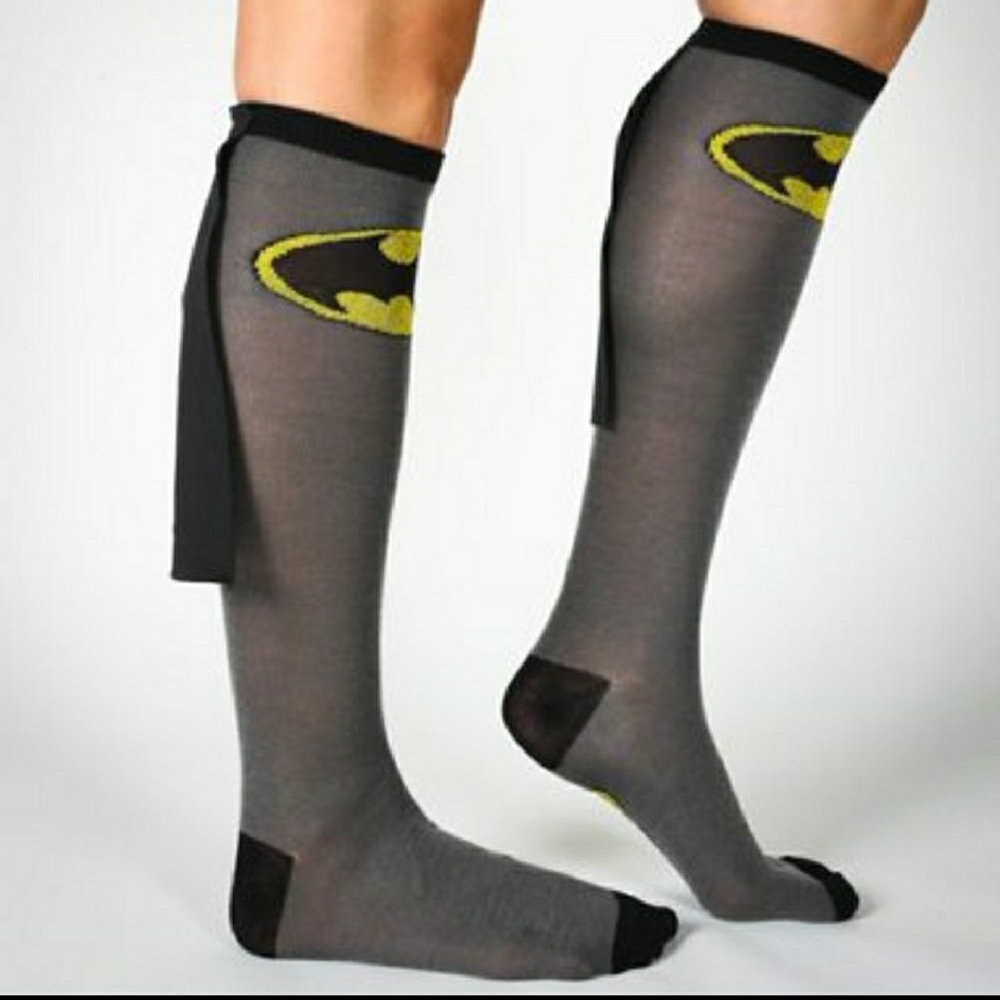 Batman cape socks